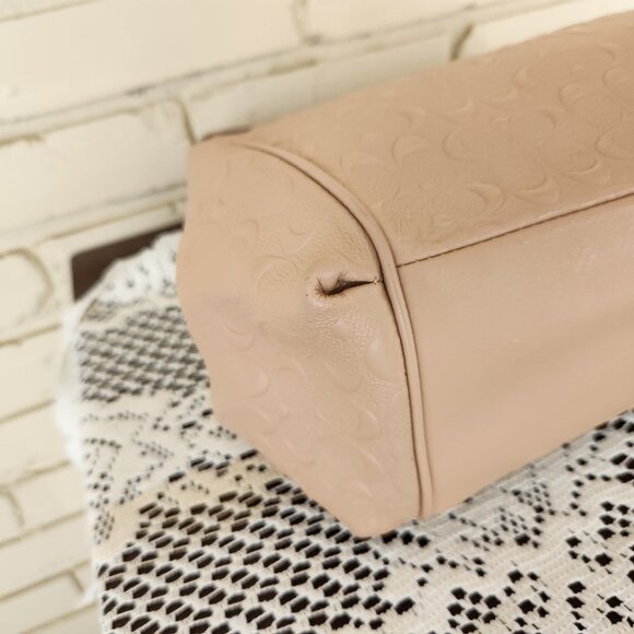 Euc Coach Lexy Tan Signature Leather Shoulder Bag Purse - Picture 11 of 17